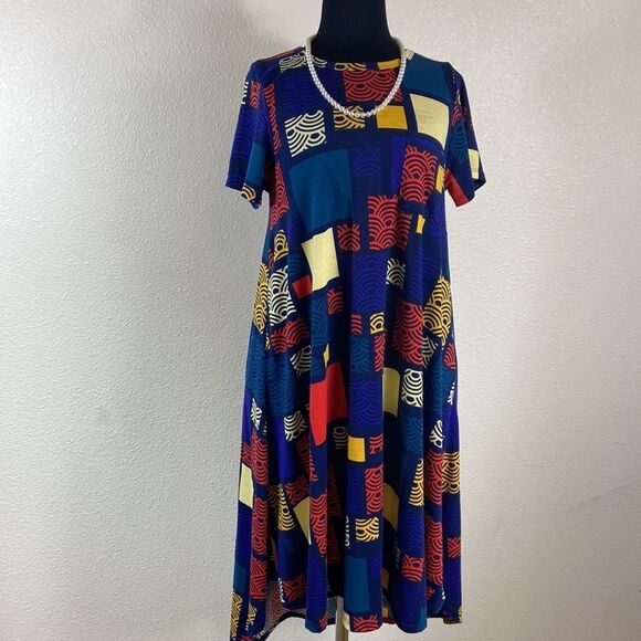 LULAROE MULTICOLOR WOMAN DRESS SIZE S - Picture 2 of 11